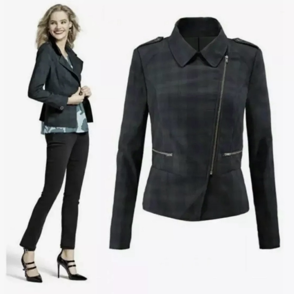 CAbi Tartan Plaid Jacket